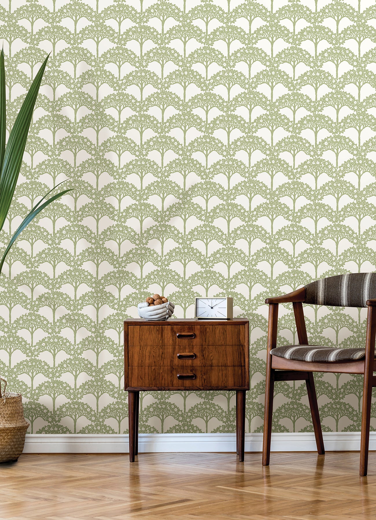 Finley Peel and Stick Wallpaper in a room setting