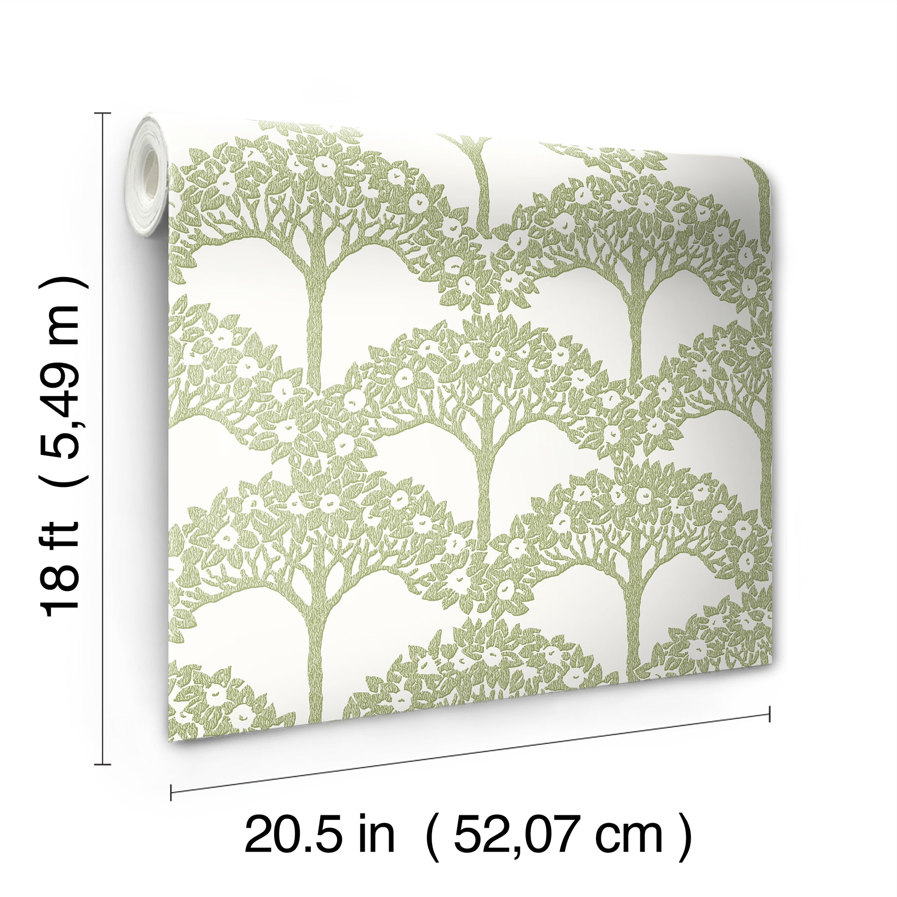 Finley Peel and Stick Wallpaper - dimensions