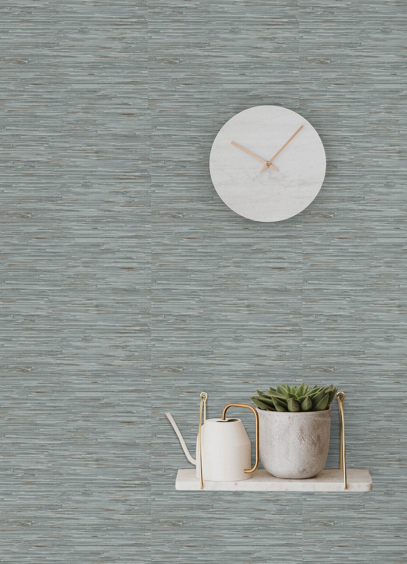 Grassweave P&S Wallpaper in a room setting