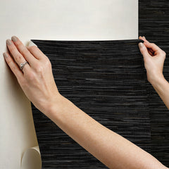 Grassweave Peel and Stick Wallpaper - how to stick