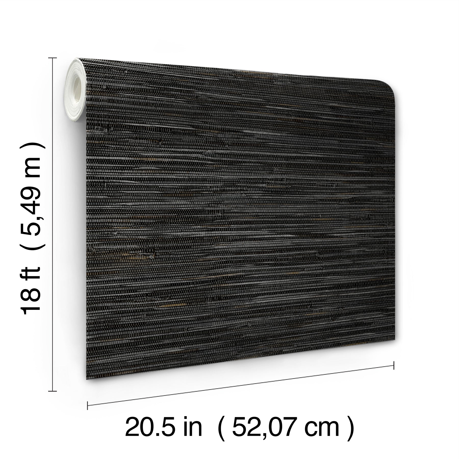 Grassweave Peel and Stick Wallpaper - dimensions