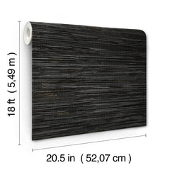Grassweave Peel and Stick Wallpaper - dimensions