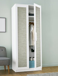 Grassweave P&S Wallpaper in a room setting