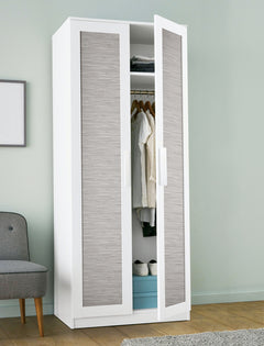 Grassweave P&S Wallpaper in a room setting