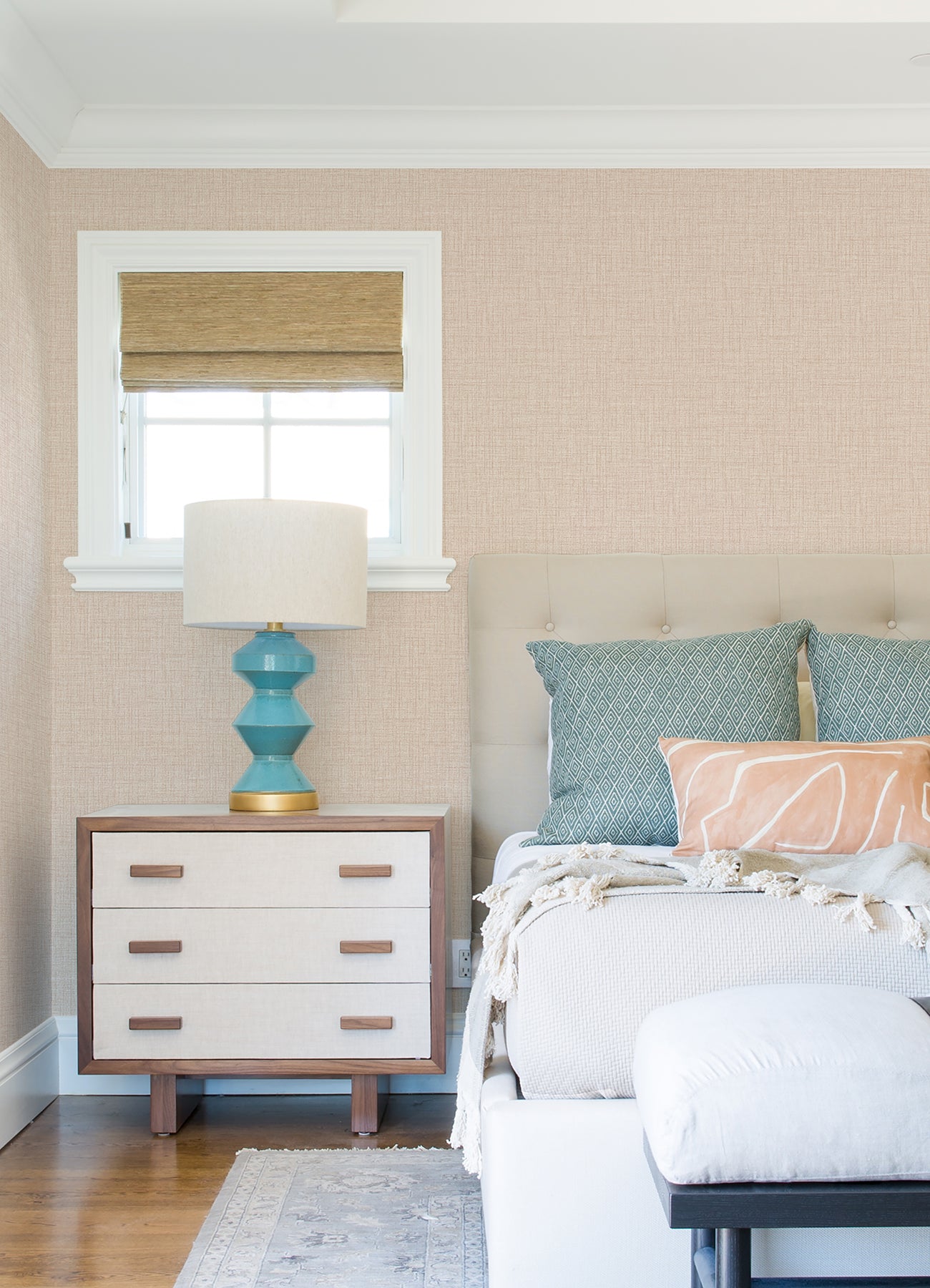 Lansdowne Peel and Stick Wallpaper in a room setting