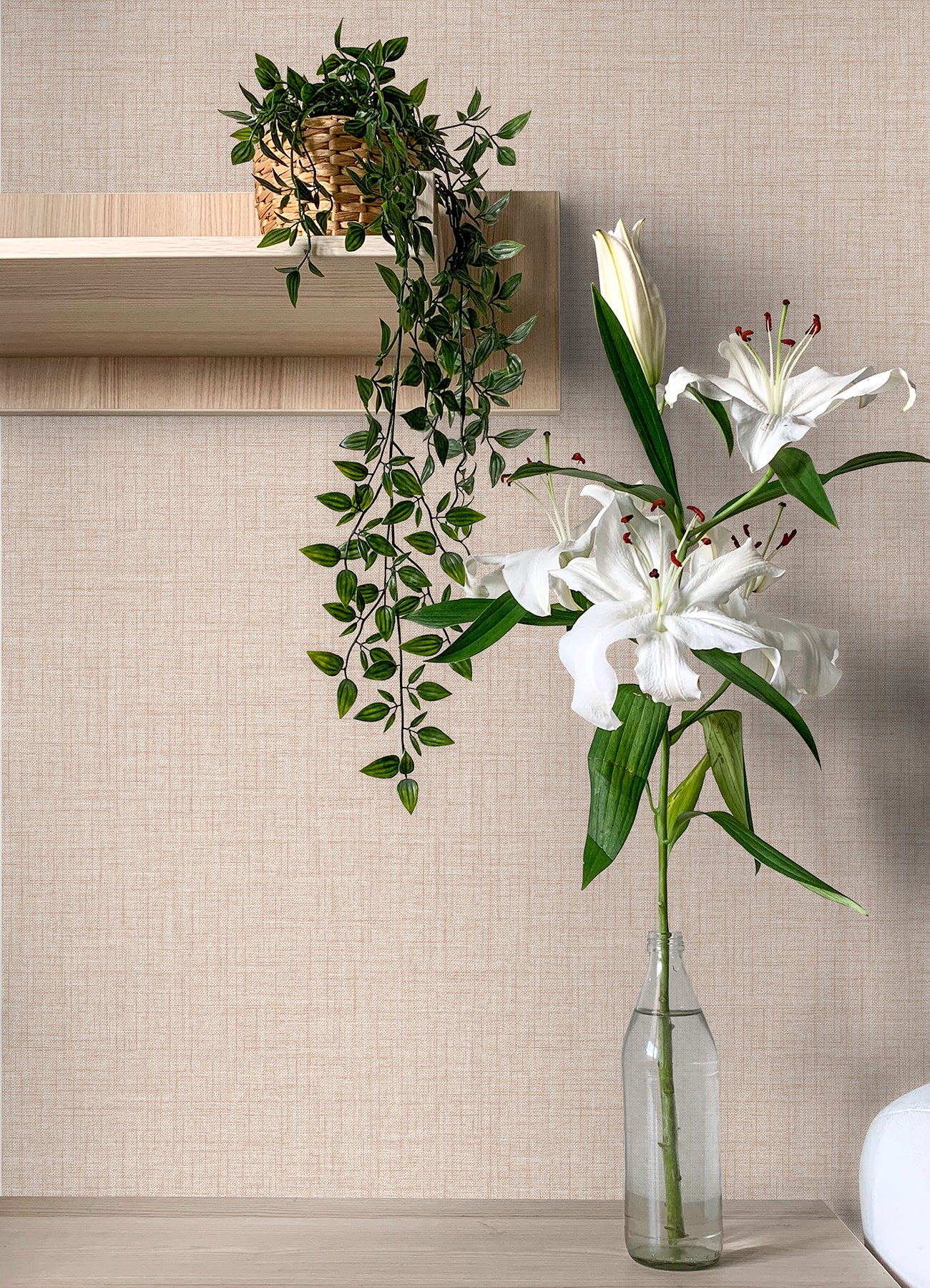 Lansdowne Peel and Stick Wallpaper in a room setting