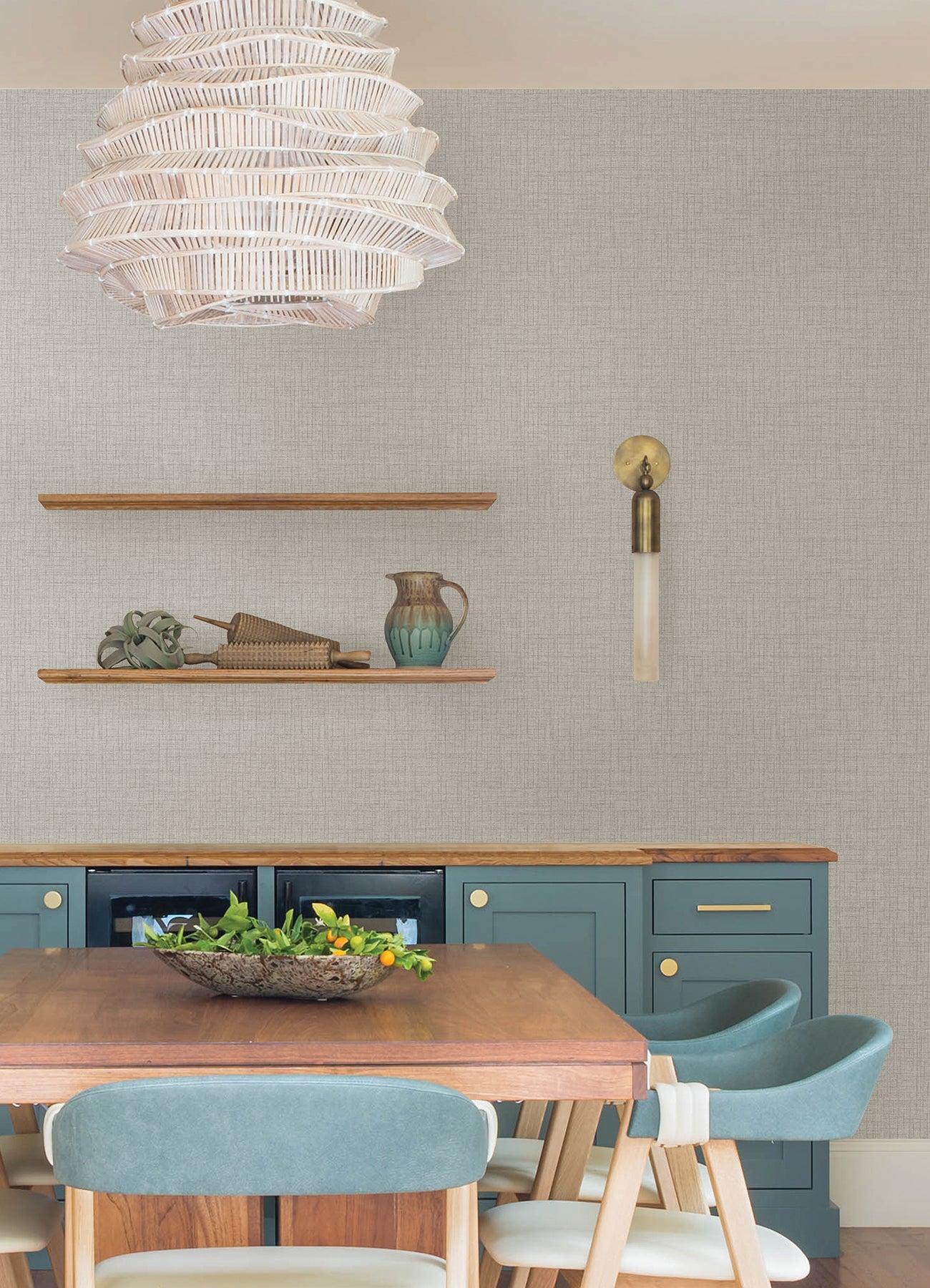 Lansdowne Peel and Stick Wallpaper in a room setting