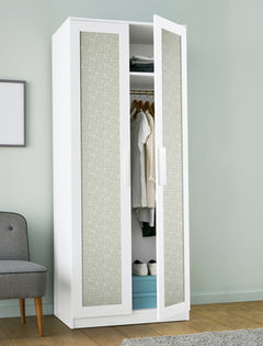 Poplin P&S Wallpaper in a room setting