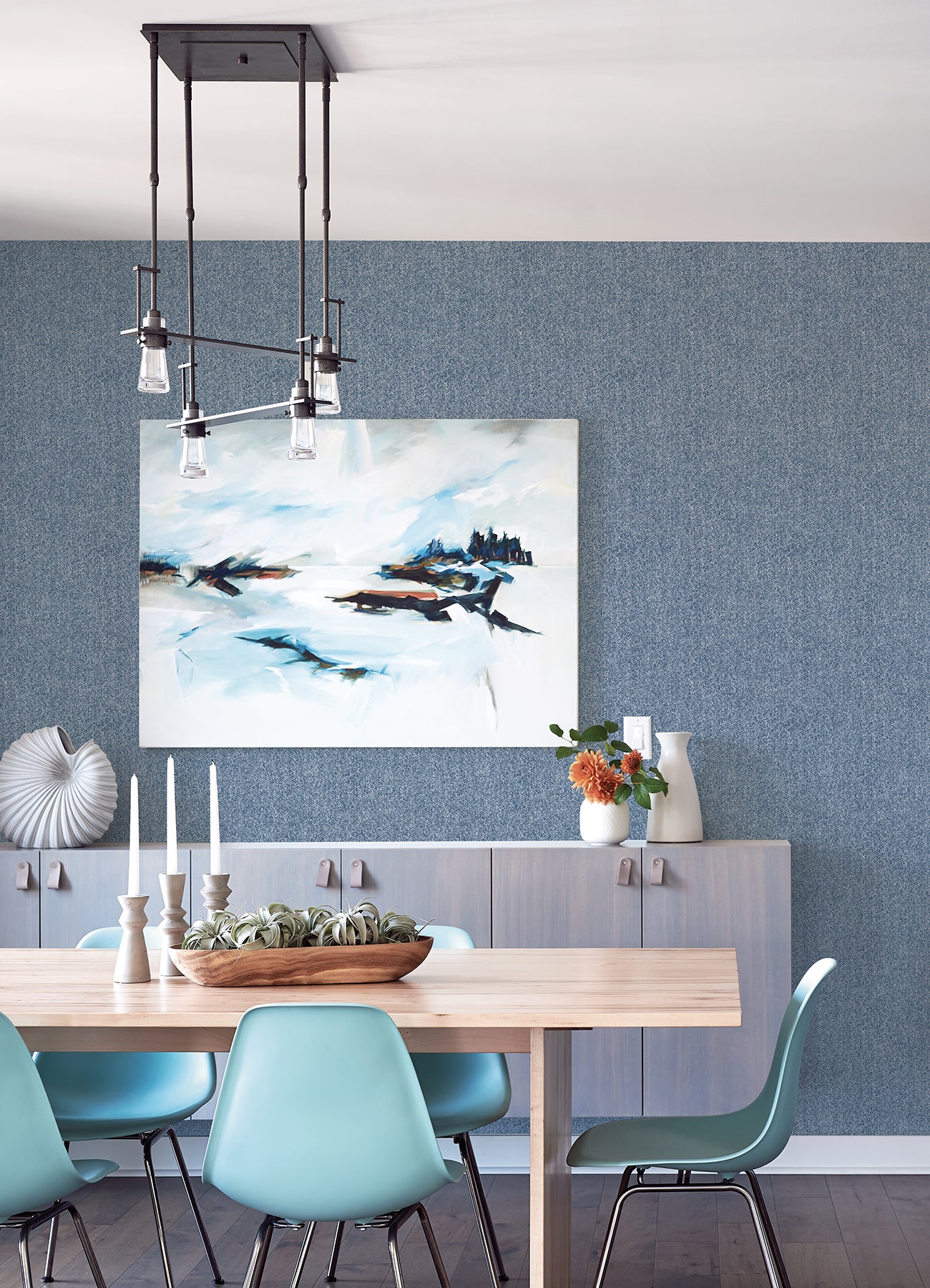 Ashland Peel and Stick Wallpaper in a room setting