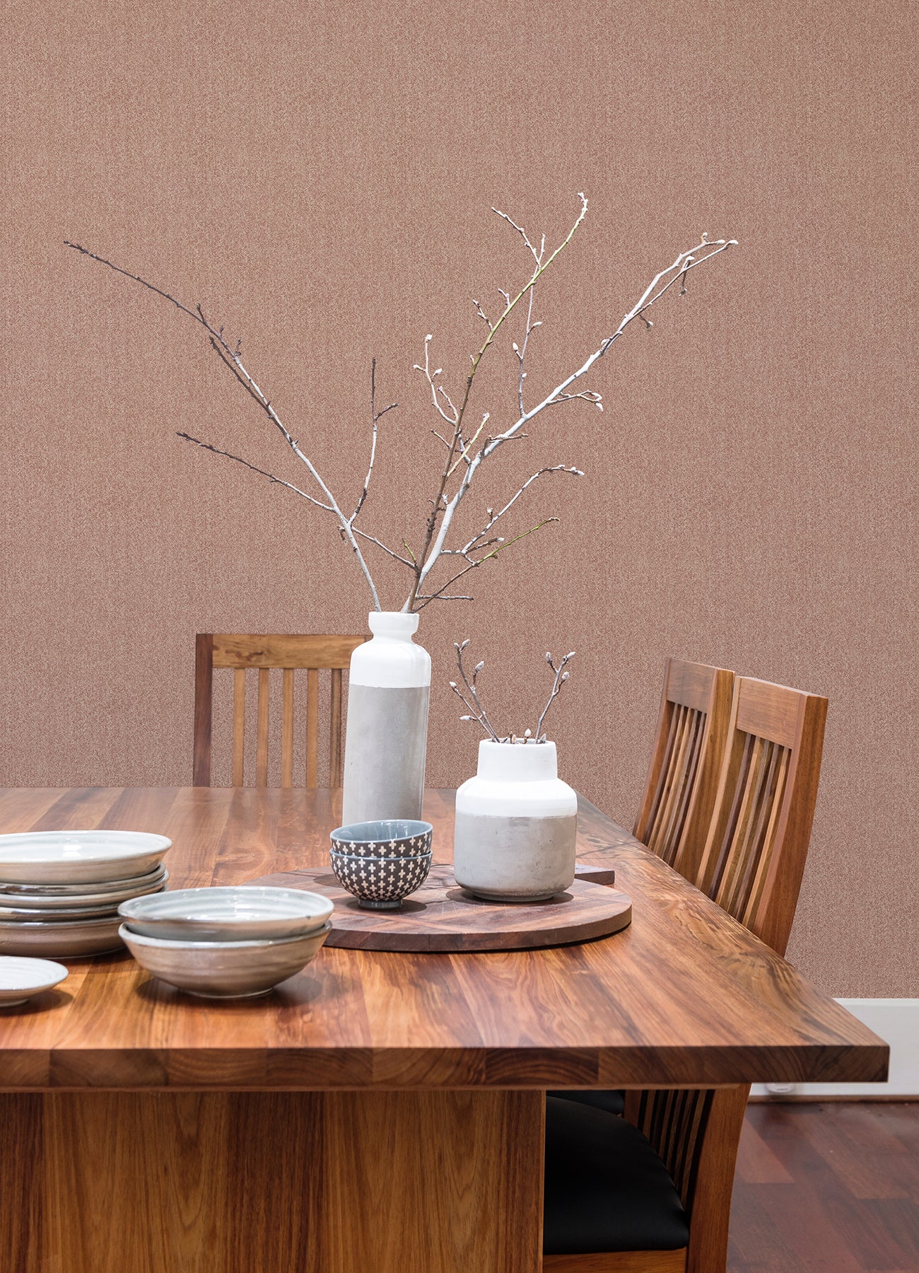 Ashland Peel and Stick Wallpaper in a room setting