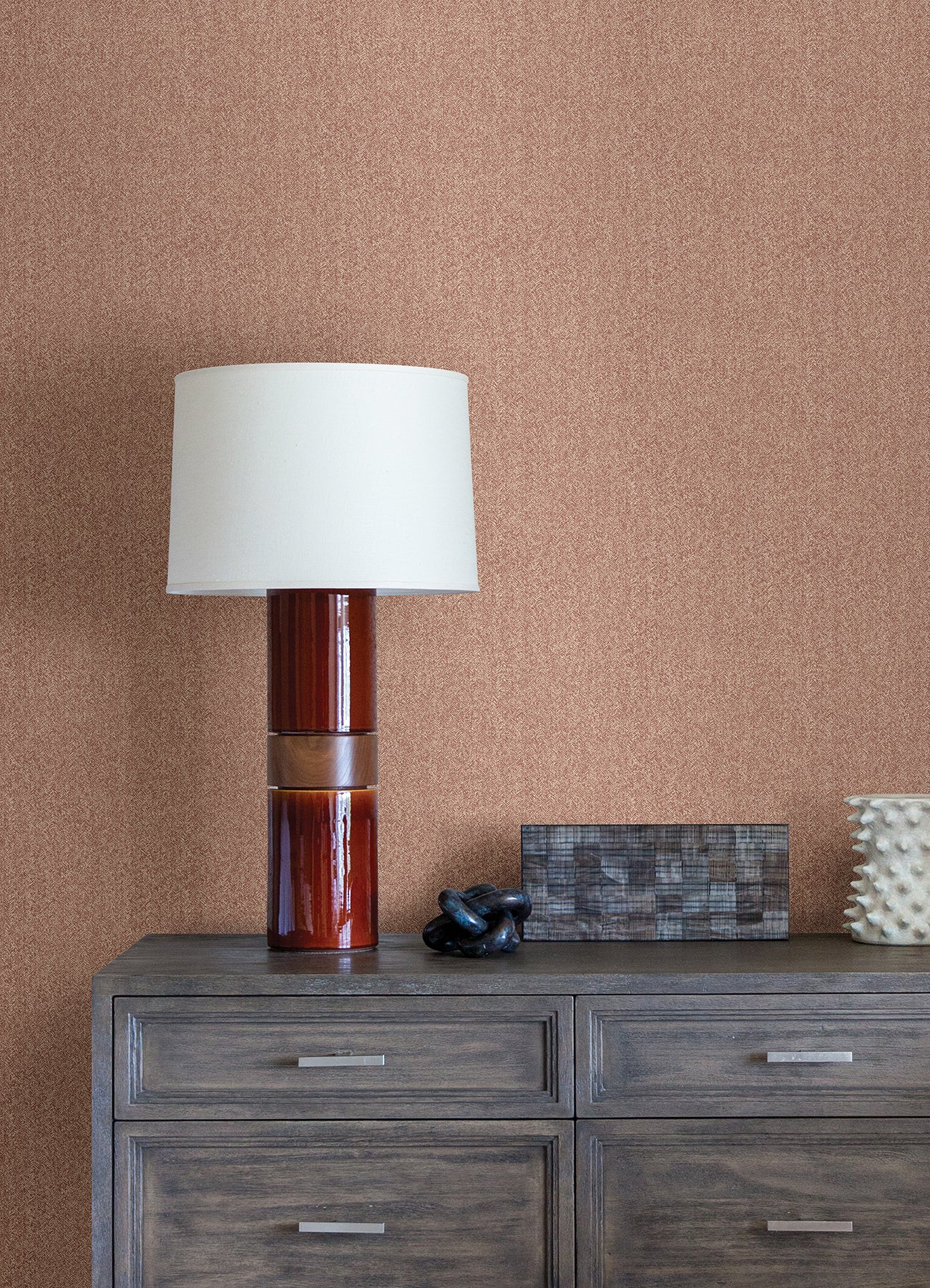 Ashland Peel and Stick Wallpaper in a room setting