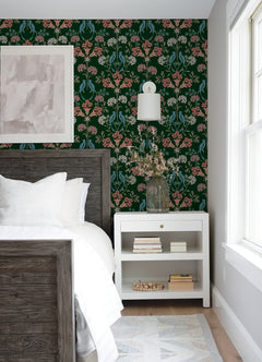 Meadow Song Peel and Stick Wallpaper in a room setting