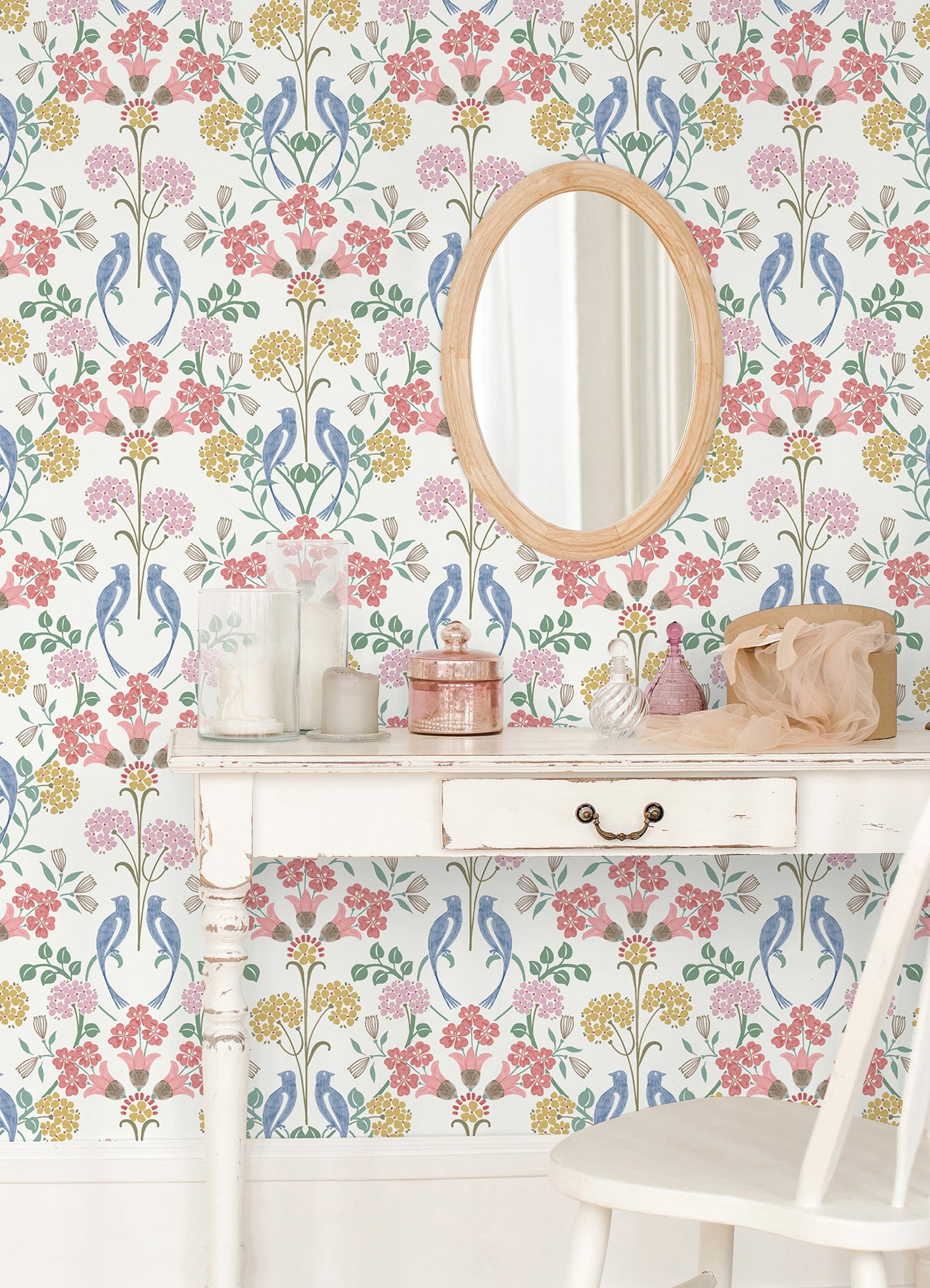 Meadow Song P&S Wallpaper in a room setting