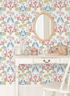 Meadow Song P&S Wallpaper in a room setting