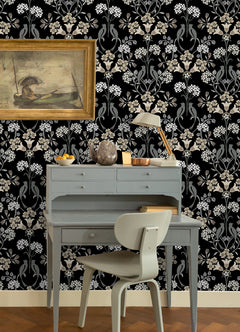 Meadow Song P&S Wallpaper in a room setting