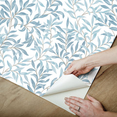 Terrace Vines Peel and Stick Wallpaper - how to peel