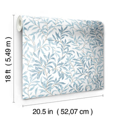 Terrace Vines Peel and Stick Wallpaper - dimensions