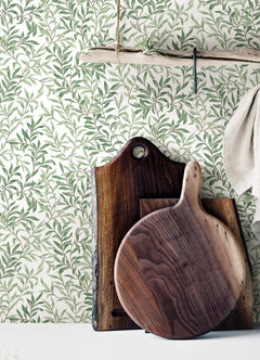 Terrace Vines P&S Wallpaper in a room setting