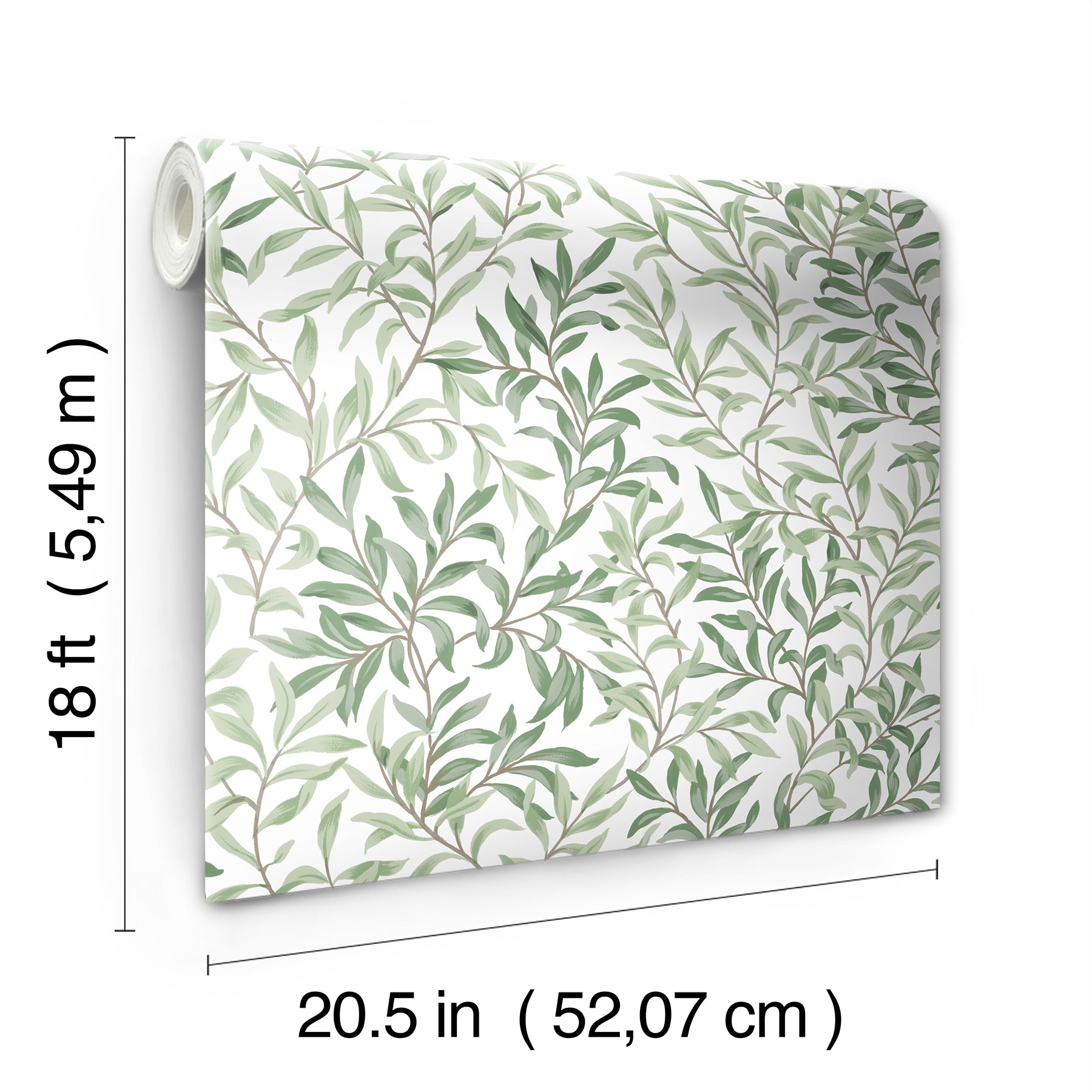Terrace Vines P&S Wallpaper - dimensions