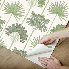 Kentia Peel and Stick Wallpaper - how to peel