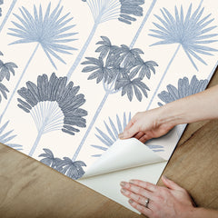Kentia Peel and Stick Wallpaper - how to peel