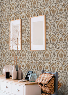 Isle P&S Wallpaper in a room setting