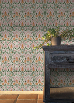 Isle P&S Wallpaper in a room setting