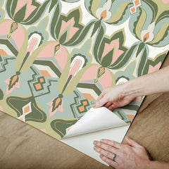 Akira Peel and Stick Wallpaper - how to peel
