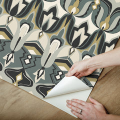 Akira Peel and Stick Wallpaper - how to peel