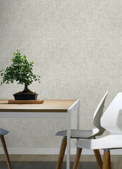 Zen Garden Peel and Stick Wallpaper in a room setting