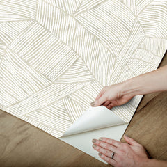 Zen Garden Peel and Stick Wallpaper - how to peel