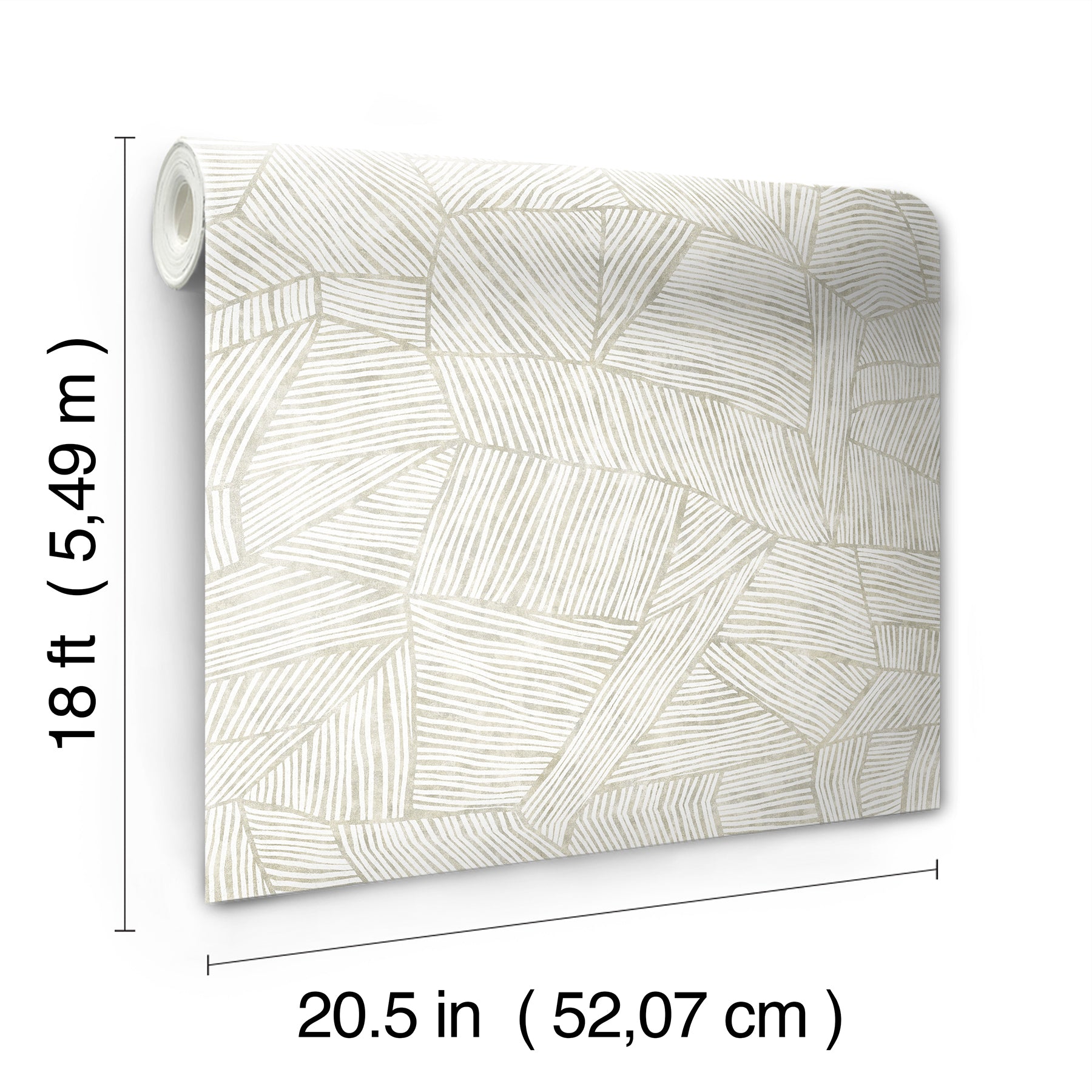 Zen Garden Peel and Stick Wallpaper - dimensions