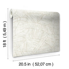 Zen Garden Peel and Stick Wallpaper - dimensions