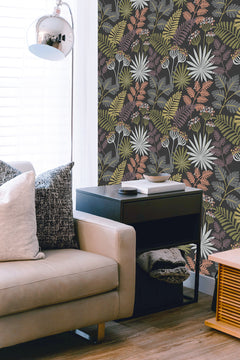 Marajo Peel and Stick Wallpaper in a room setting
