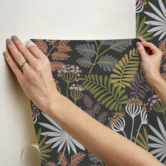 Marajo Peel and Stick Wallpaper - how to stick