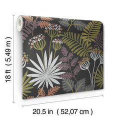 Marajo Peel and Stick Wallpaper - dimensions
