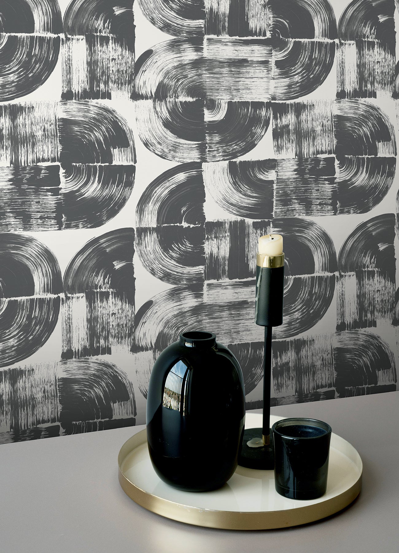 Elias Peel and Stick Wallpaper in a room setting