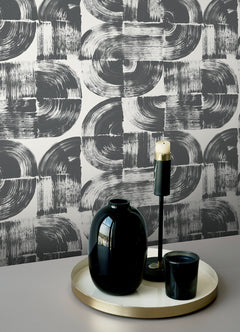 Elias Peel and Stick Wallpaper in a room setting