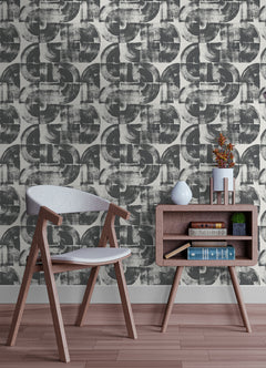 Elias Peel and Stick Wallpaper in a room setting