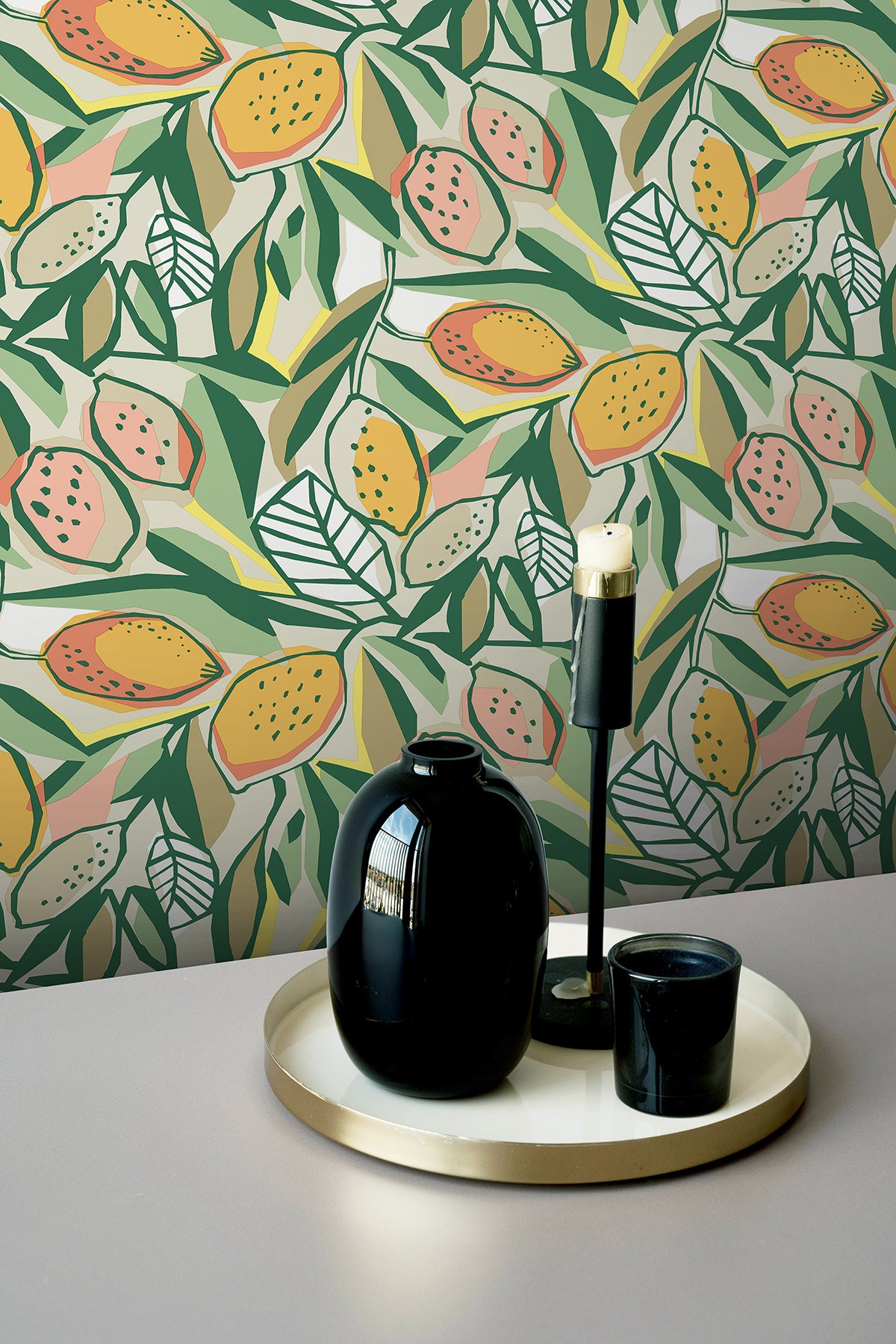 Main Squeeze Peel and Stick Wallpaper in a room setting