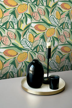 Main Squeeze Peel and Stick Wallpaper in a room setting