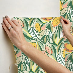 Main Squeeze Peel and Stick Wallpaper - how to stick