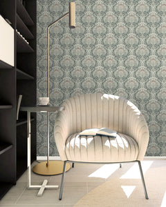 Fallon Peel and Stick Wallpaper in a room setting