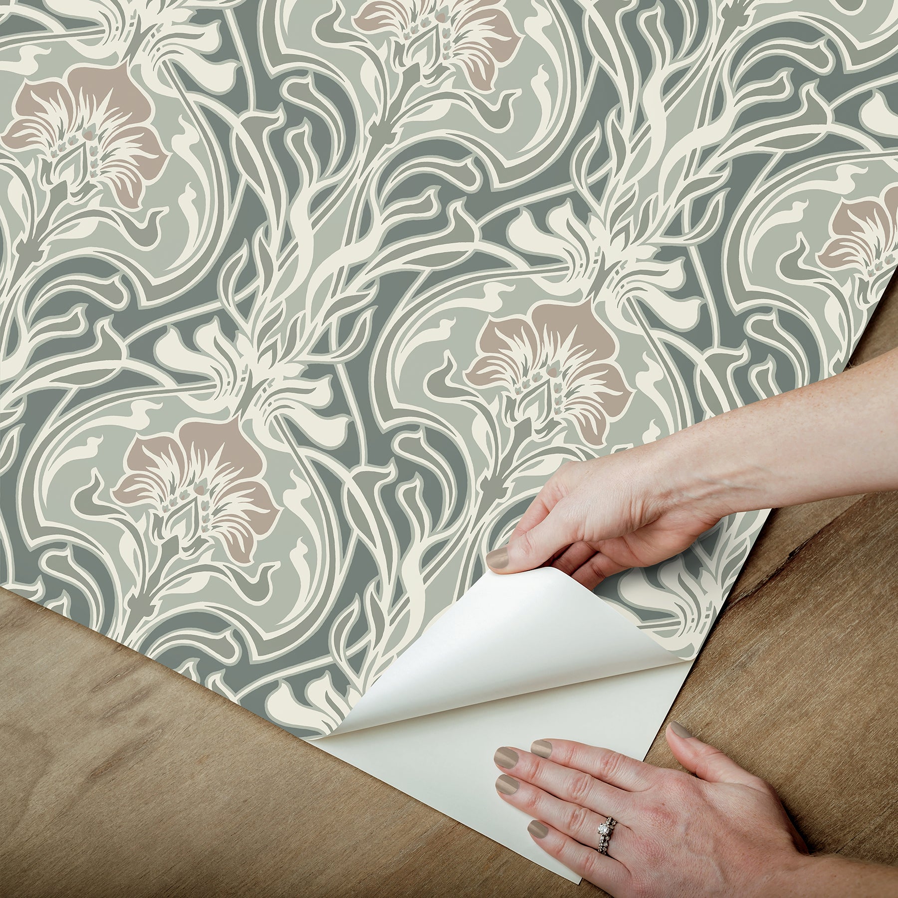 Fallon Peel and Stick Wallpaper - how to peel