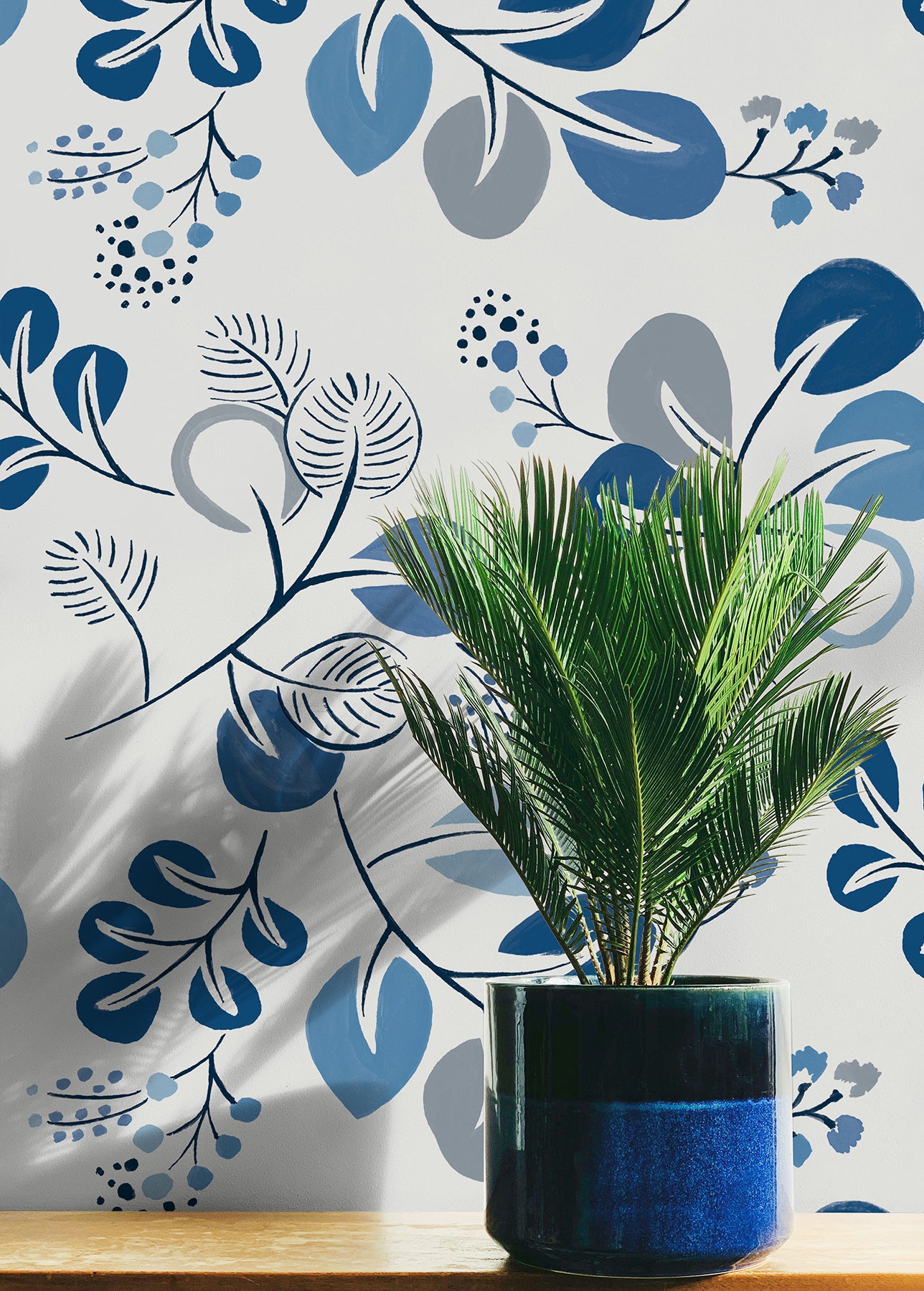 Roux Peel and Stick Wallpaper in a room setting