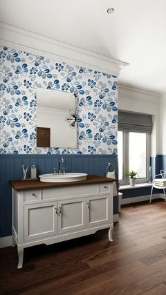 Roux Peel and Stick Wallpaper in a room setting