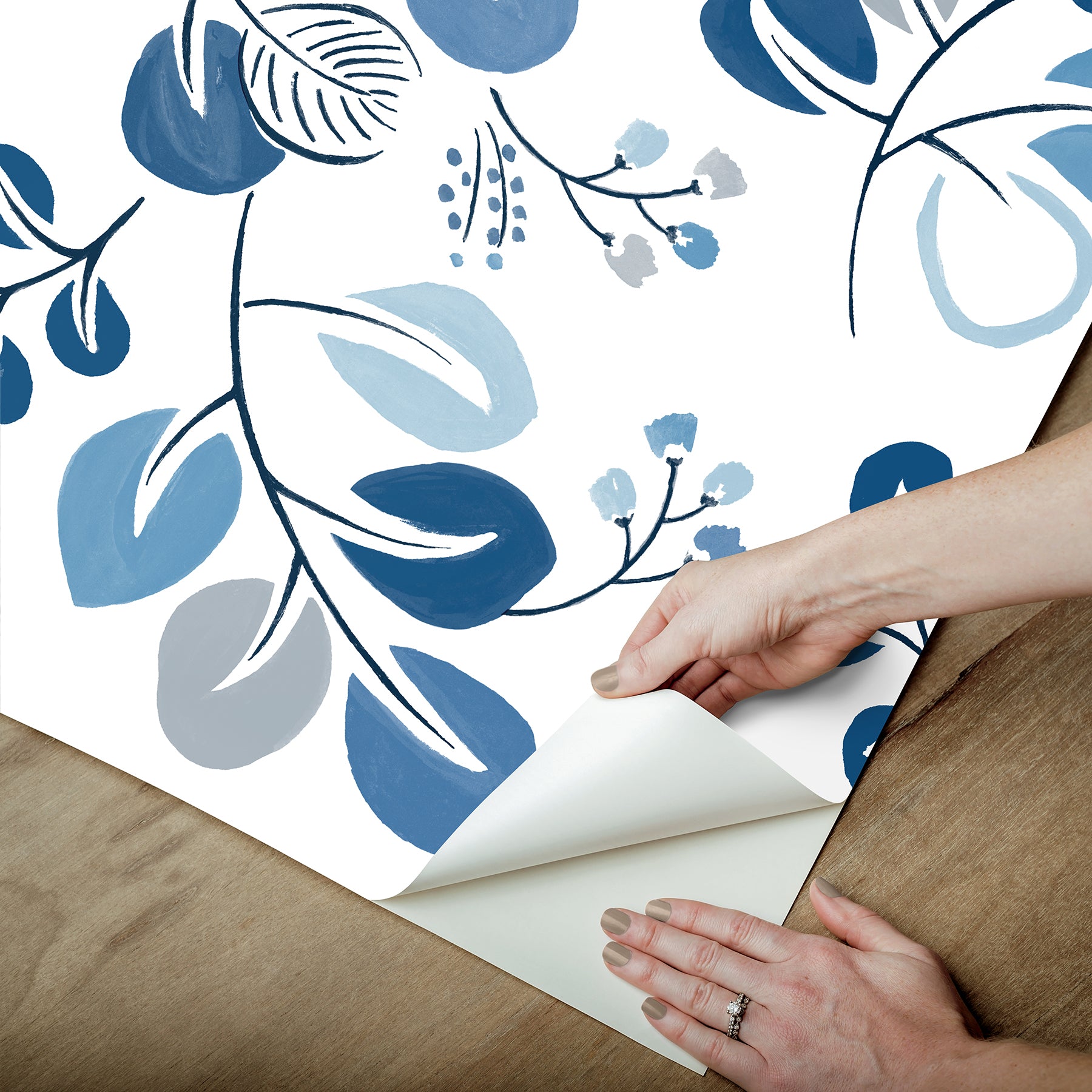 Roux Peel and Stick Wallpaper - how to peel