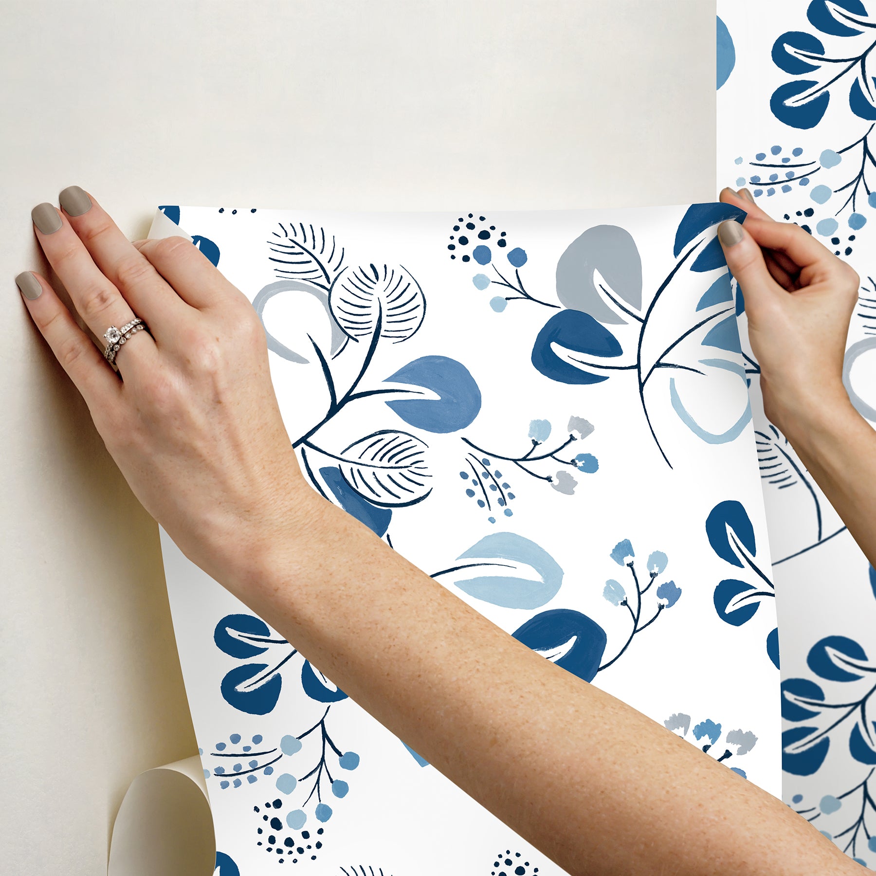 Roux Peel and Stick Wallpaper - how to stick