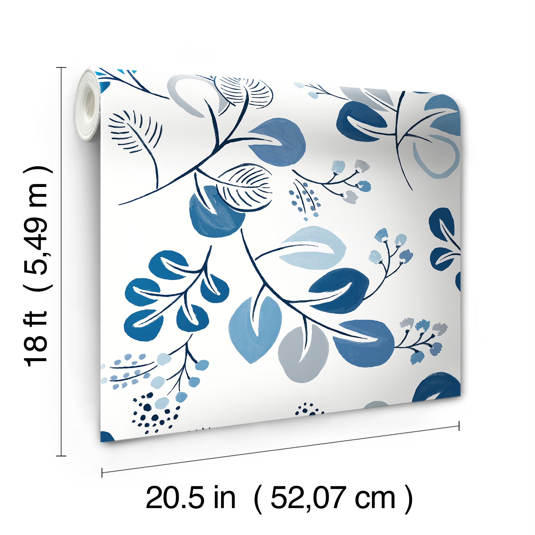 Roux Peel and Stick Wallpaper - dimensions