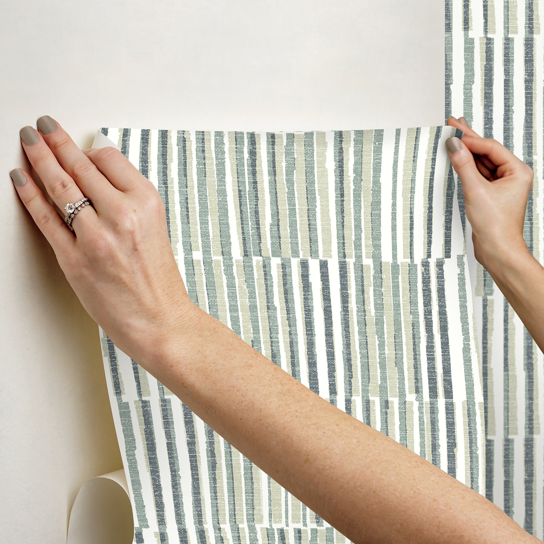 Kingston Peel and Stick Wallpaper - how to stick